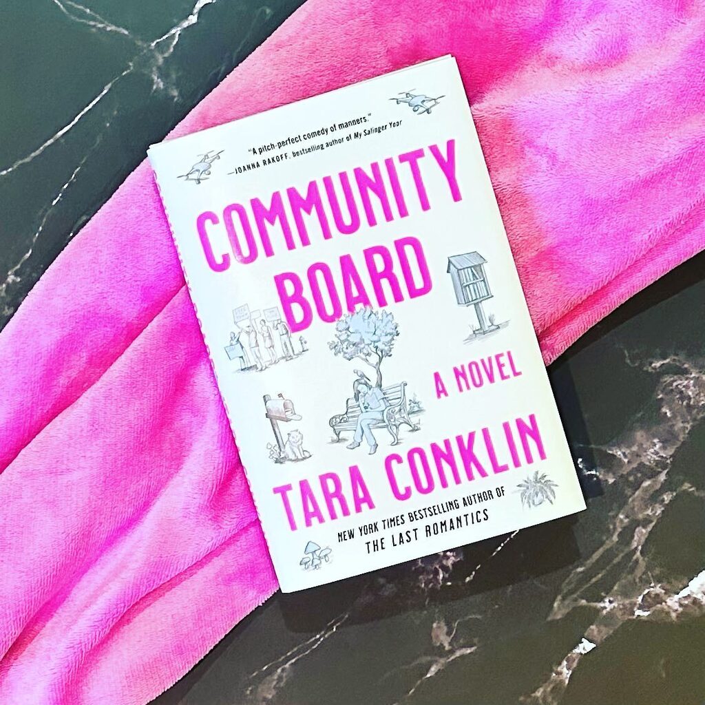 COMMUNITY BOARD by @taraconklinauthor released 3/28/23
Thank you, partner @bibliolifestyle @marinerbooks 

Have you ever posted anything on a local community board? 
In college, I would post if I was selling concert or game tickets and always had success… instagr.am/p/CrTLX2QrR2Q/