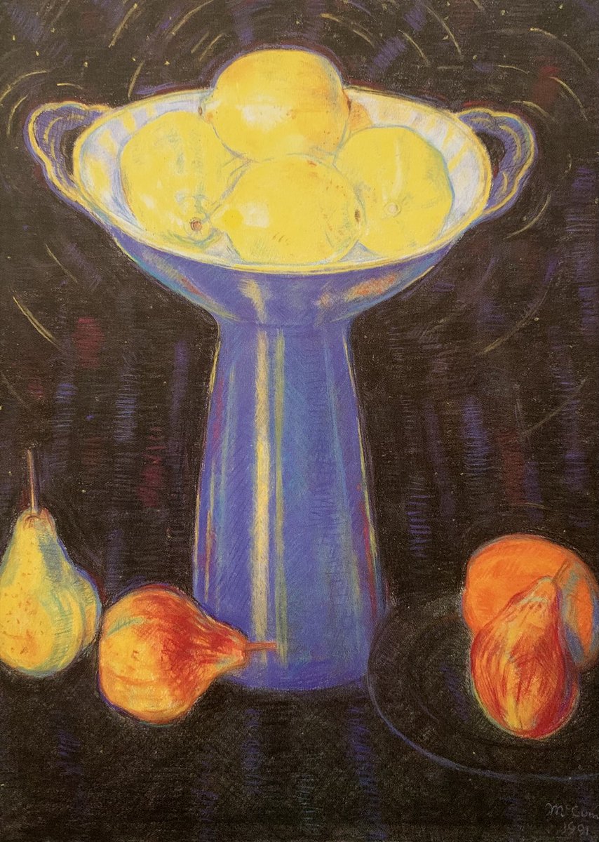 #LeonardMcComb “Still Life with Lemons” 1991. Born #Glasgow #Scotland (1930-2018)