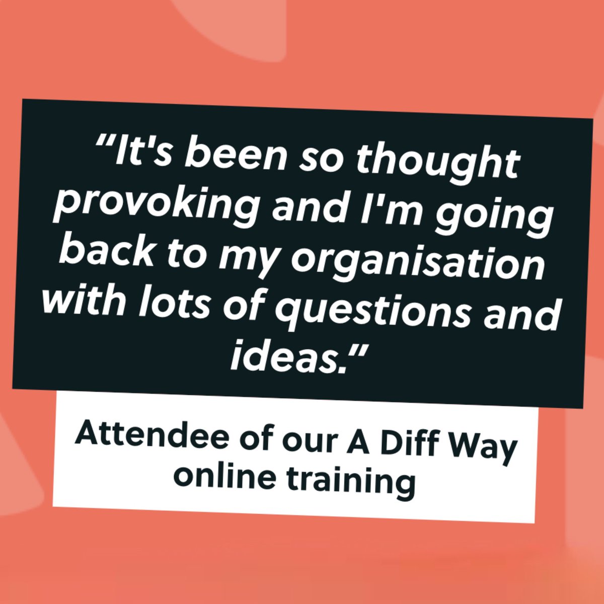 DarylAndCo's tweet photo. Our new ‘Online Learning - Access and inclusion’ training course launched this week, Bob thought it was a good idea, but don’t just take his word for it! Here’s what people have said about our previous digital training events! #DarylAndCo 👉 https://t.co/cmSbT3xSRf https://t.co/tW2chiKccx