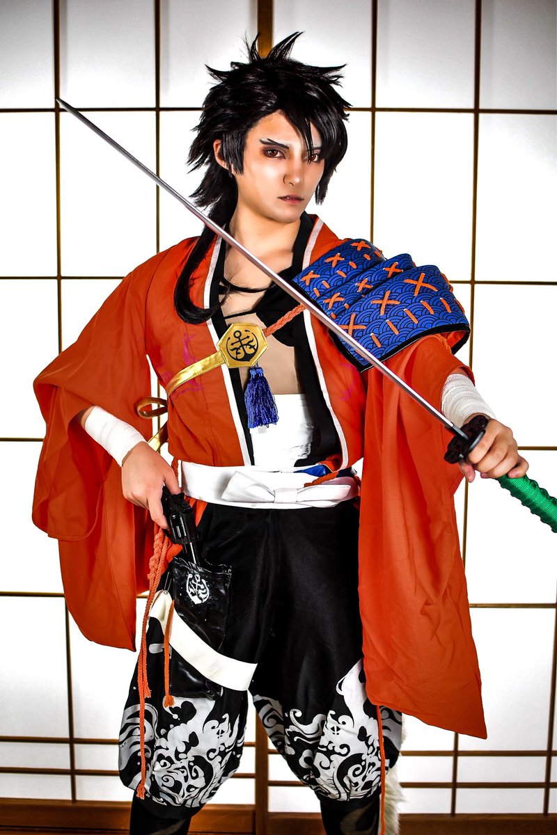 80439717m's tweet photo. 【Cosplay】
刀剣乱舞／陸奥守吉行

さぁ、世界を掴むぜよ！

photo(@sakutaro3921 ) https://t.co/4FOU0lRUKY