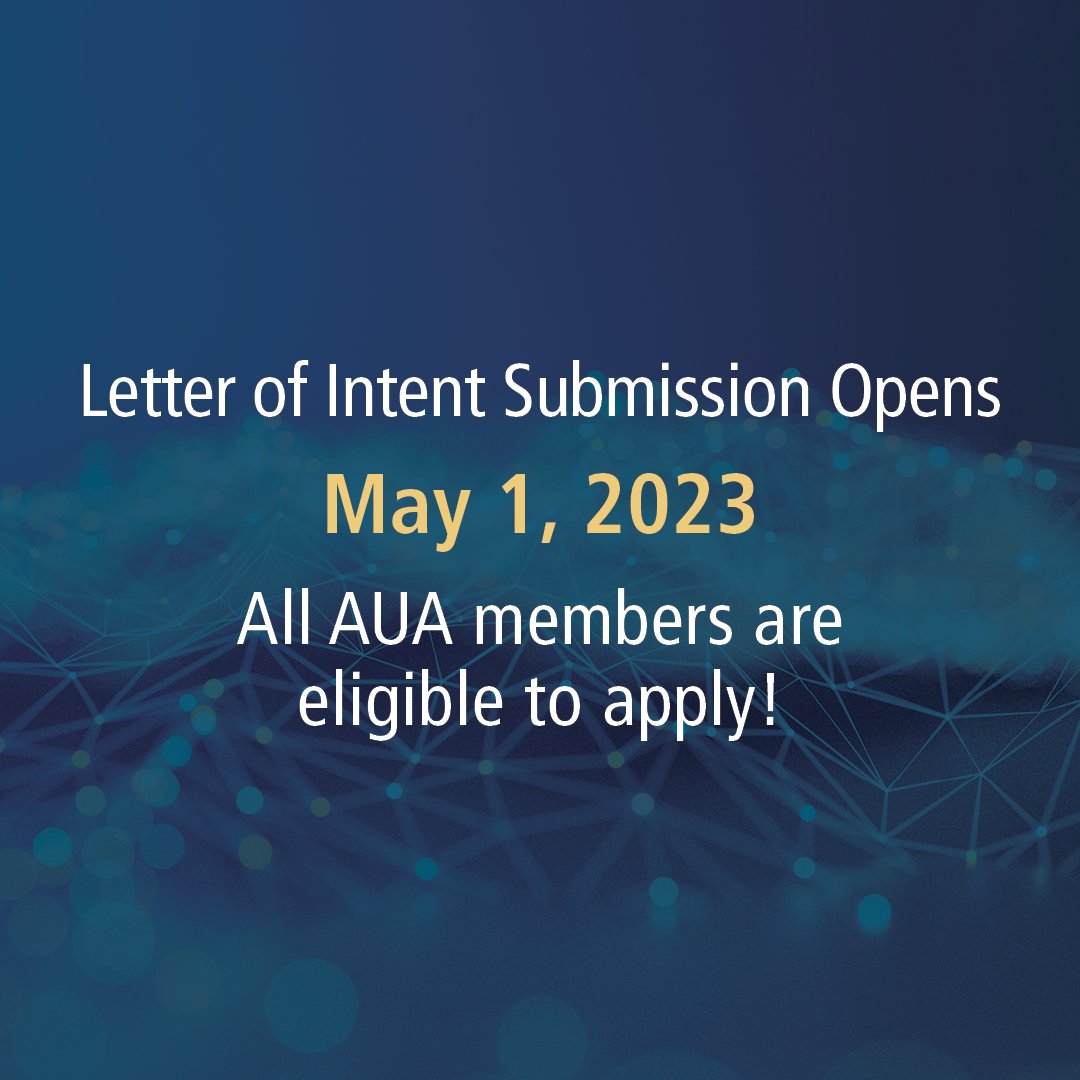 Introducing the new 2023 #AUA Data Research Program! Participants will use real-world clinical data from AUA Quality (AQUA) Registry and/or population-representative AUA Annual Census data to conduct clinical and/or workforce studies.

Learn More at ➡️ bit.ly/3KzruKd
