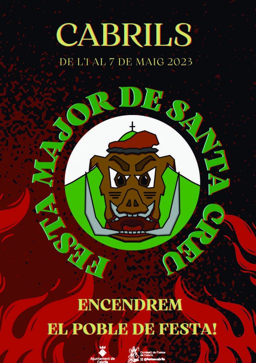 ajcabrils's tweet photo. Ja arriba la #FMSC2023! 🎉

Del 30 d'abril al 7 de maig, #Cabrils estarà de Festa Major!

🌐👉 https://t.co/sBdY9jcOGe https://t.co/1kOnj5NUdw