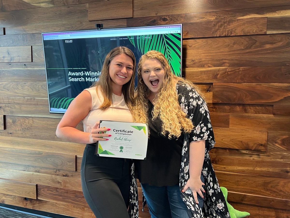 zill_as's tweet photo. Big thanks to our amazing Spring 2023 interns for an outstanding semester with us! Your hard work was truly appreciated, and we can't wait to see where your professional journeys lead you! #zillainterns #internships #digitalmarketing https://t.co/ugaSbmSwLR