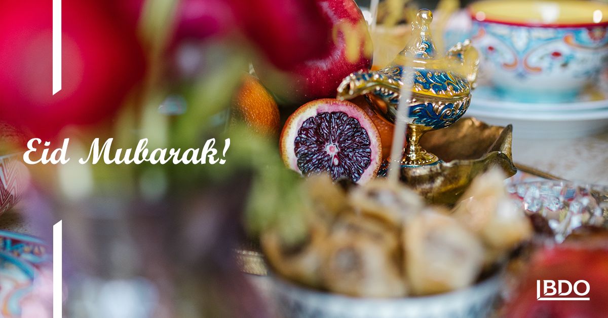 De la part de nous tous chez BDO, nous adressons nos salutations les plus chaleureuses à tous ceux qui célèbrent l’Aïd! Que la célébration soit remplie de joie, de paix et de bénédiction.
