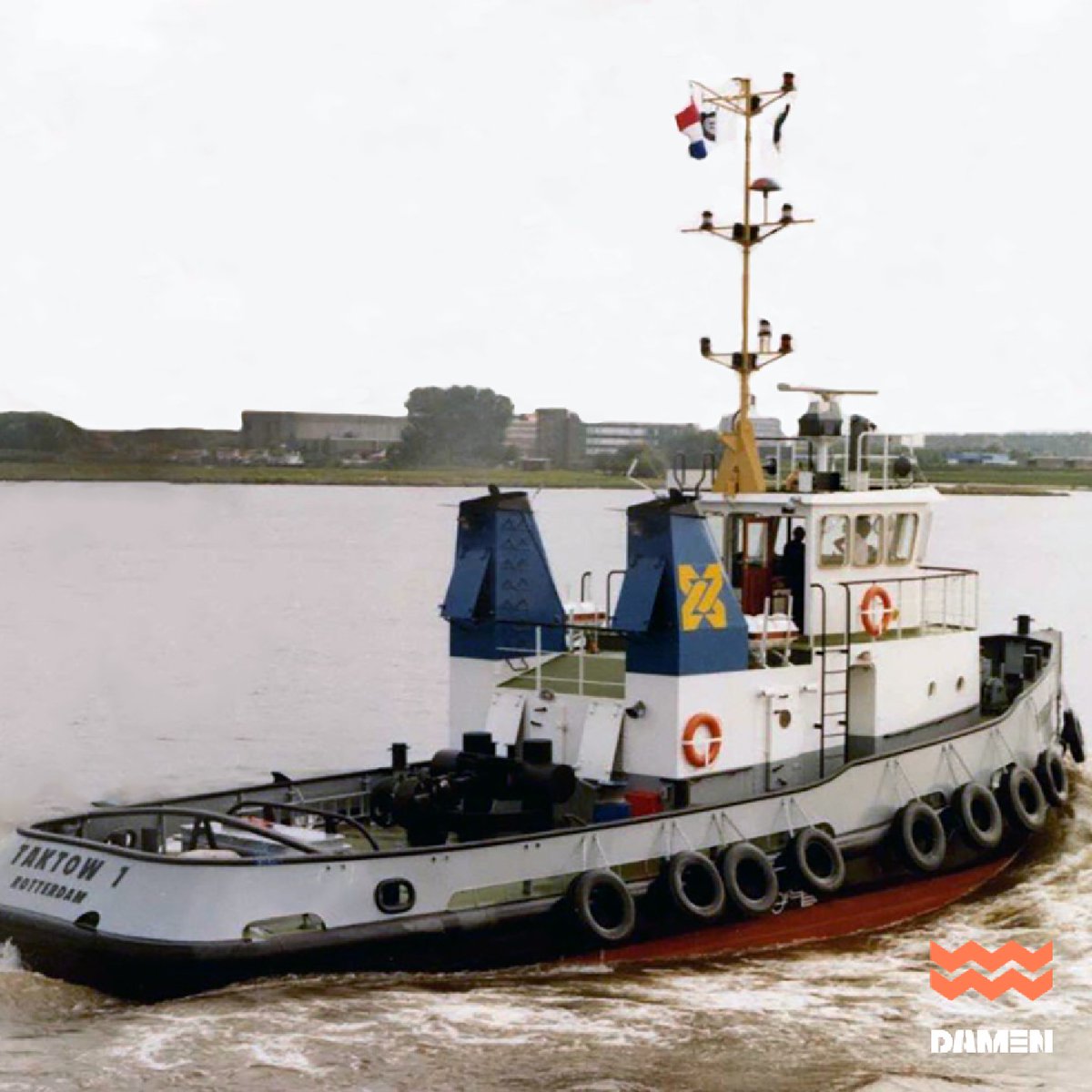 We delivered this Stan Tug 4 'Taktow' to Smit back in 1981. After 25 years of loyal service, she moved onto a new owner for a further 15 years. Today, she’s still going strong in operation with Poland-based Apol group. We think you’ll agree, she’s looking great at 42!