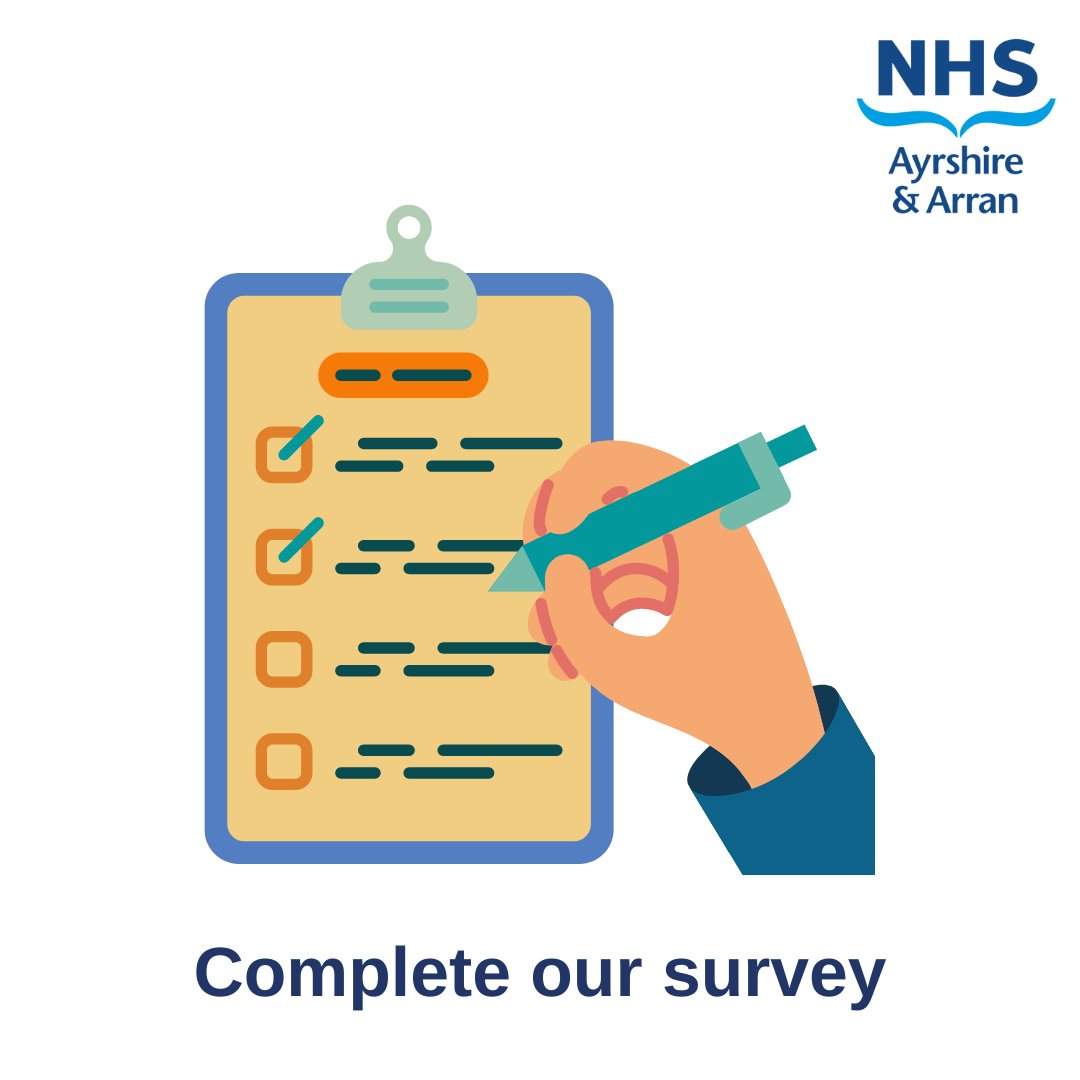 We want to hear from you! There's still time to share your views on the proposed changes to Systemic Anti-Cancer Therapy (SACT) services in Ayrshire and Arran. It's easy to do and will only take a few minutes. Visit: smartsurvey.co.uk/s/SACTSurvey/ to join the conversation.