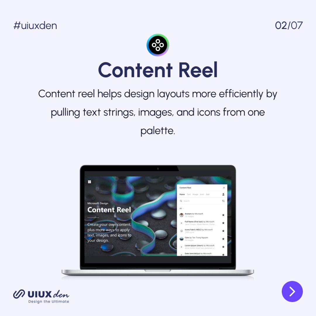 UiUxDen's tweet photo. Top 5 Figma design plugins for designers in 2023.

For more design updates,  follow 👉 @UiUxDen  👈

#figma #figmaplugins #designer #designtwitter #Designweek #trend2023 #uiuxdesign #uiux  #UI #Tips #userexperience #uiuxden https://t.co/IxQ1sO1xQ9