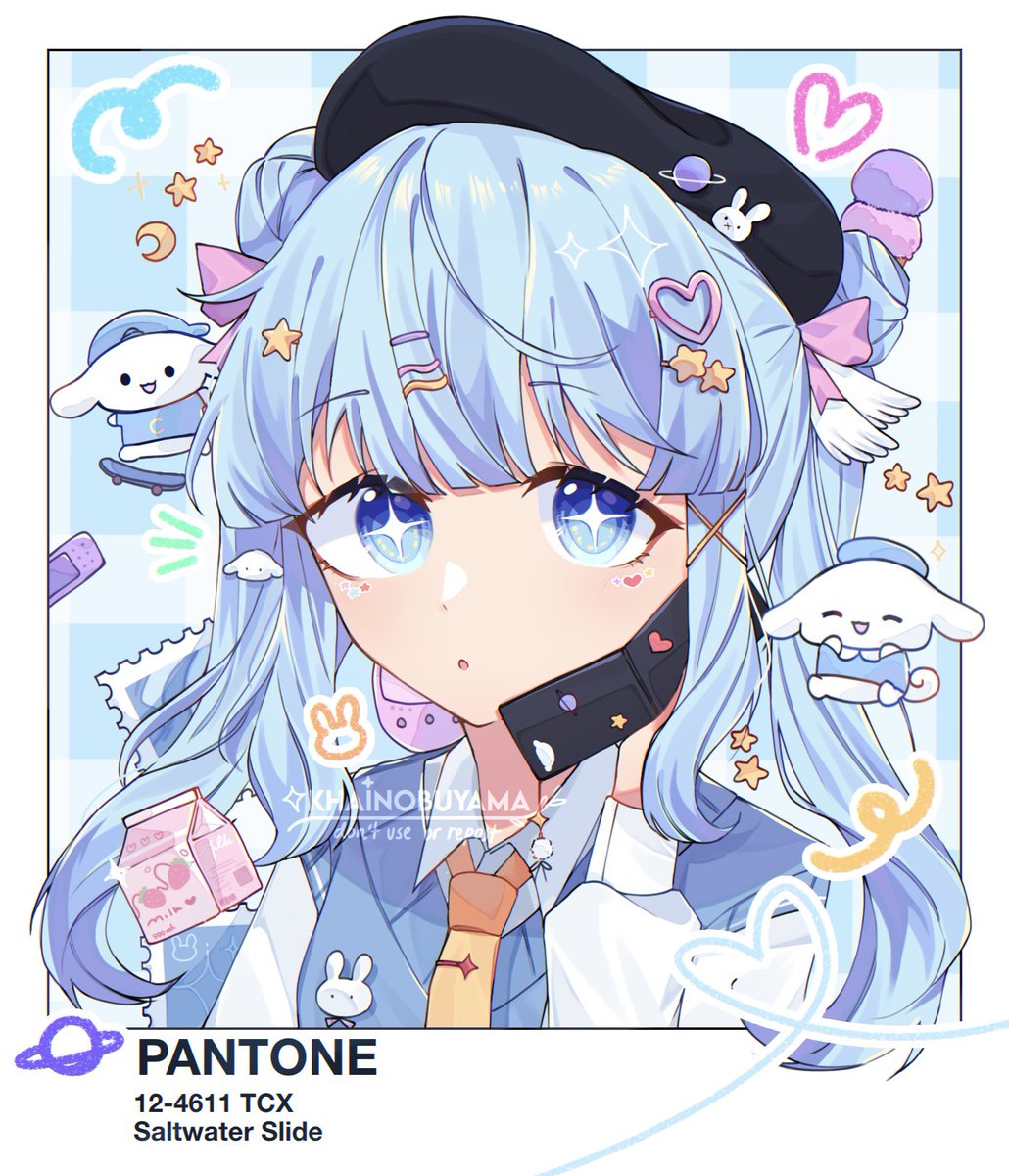 [ ⌕ Art . ׄ ᵎ ⊹]

Aoba x Cinamonroll 🤍 .｡*♡ 
Enjoy banget gambar ni anak soalnya pake tema cinamonroll 🩵🤍 proud banget sama detail detailnya ga expect sebagus ini

#ArtistOnTwitter