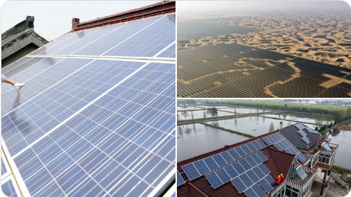ChinaEUMission's tweet photo. China wages rooftop "#greenwar" as China has taken concrete steps to develop clean energies and plays a prominent role in the global fight against climate change https://t.co/4viNDmhBee https://t.co/F9Ie7JRH0E