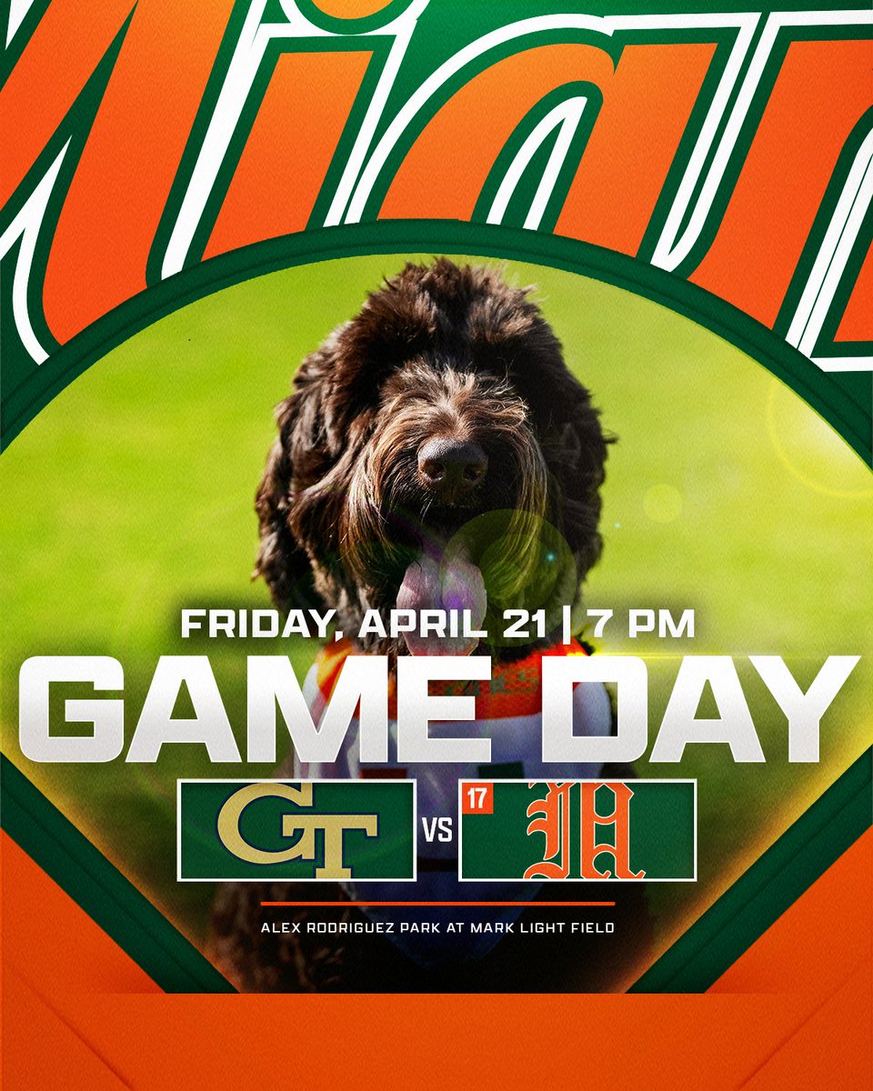 Miami Hurricanes Baseball on Twitter "Baseball is better with barks 🐶