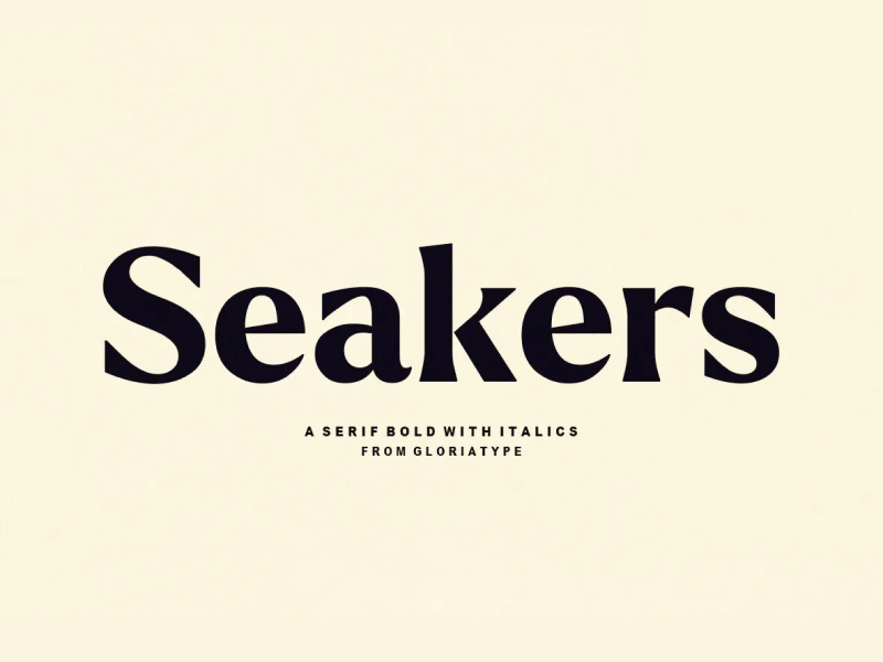sa_whiteley's tweet image. Happy #FontFridays! Today we're featuring 'Seakers' designed by @jackharvatt from the UK-based design studio 'Jack Harvatt Design'. 

This modern sans-serif font is perfect for clean and minimalistic designs. Check it out on @youworkforthem 

#typography #graphicdesign