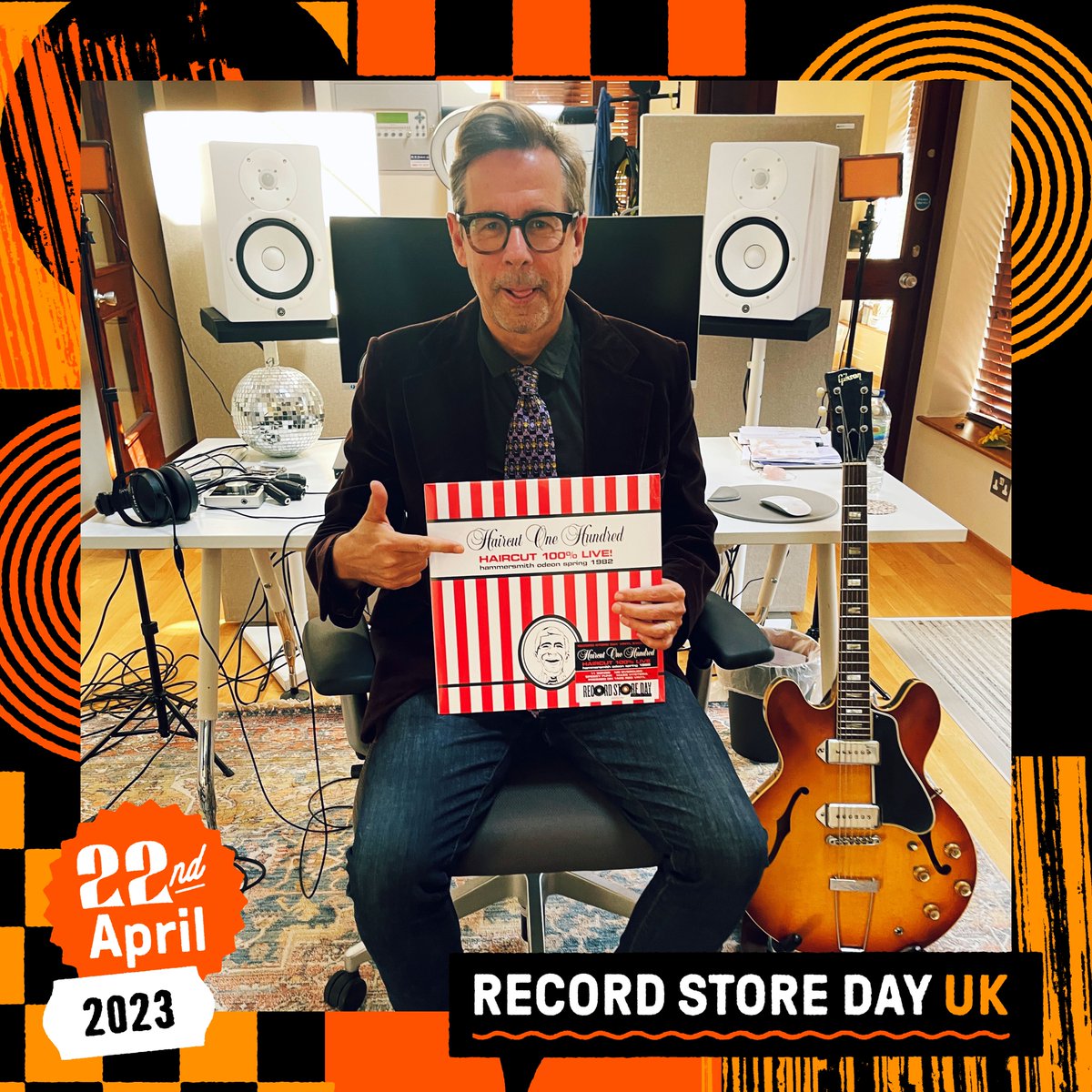Countdown to #RSD23! @Haircut100 100% Live (Hammersmith Odeon 1982) features 11 tracks and is pressed on 140g red #vinyl. Available on LP for the first and only time! The inner bag contains snapshots taken at the Hammersmith gig! #recordstoreday2023 @RSDUK @recordstoreday