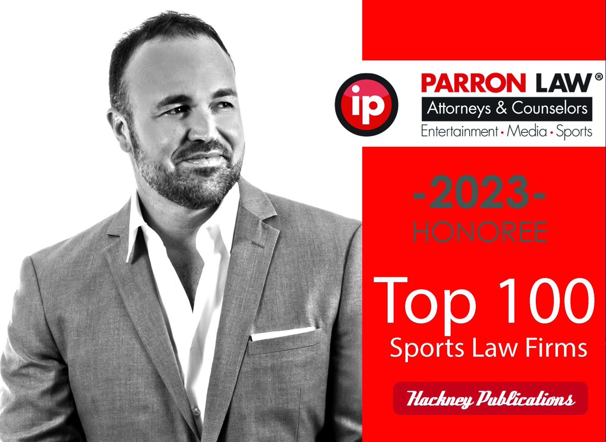 @PARRONLAW selected #Top100 #SportsLaw Firm by #HackneyPublications for 3rd consecutive year. A huge #ThankYou to all of our #clients #friends and #supporters.
100lawfirms.com