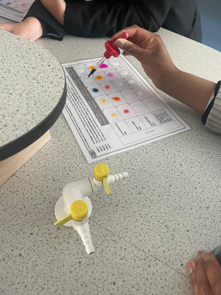 BoclairChemist1's tweet image. We loved testing out different indicators at STEM club today before mixing our own Universal Indicator. #microscalechem #STEM