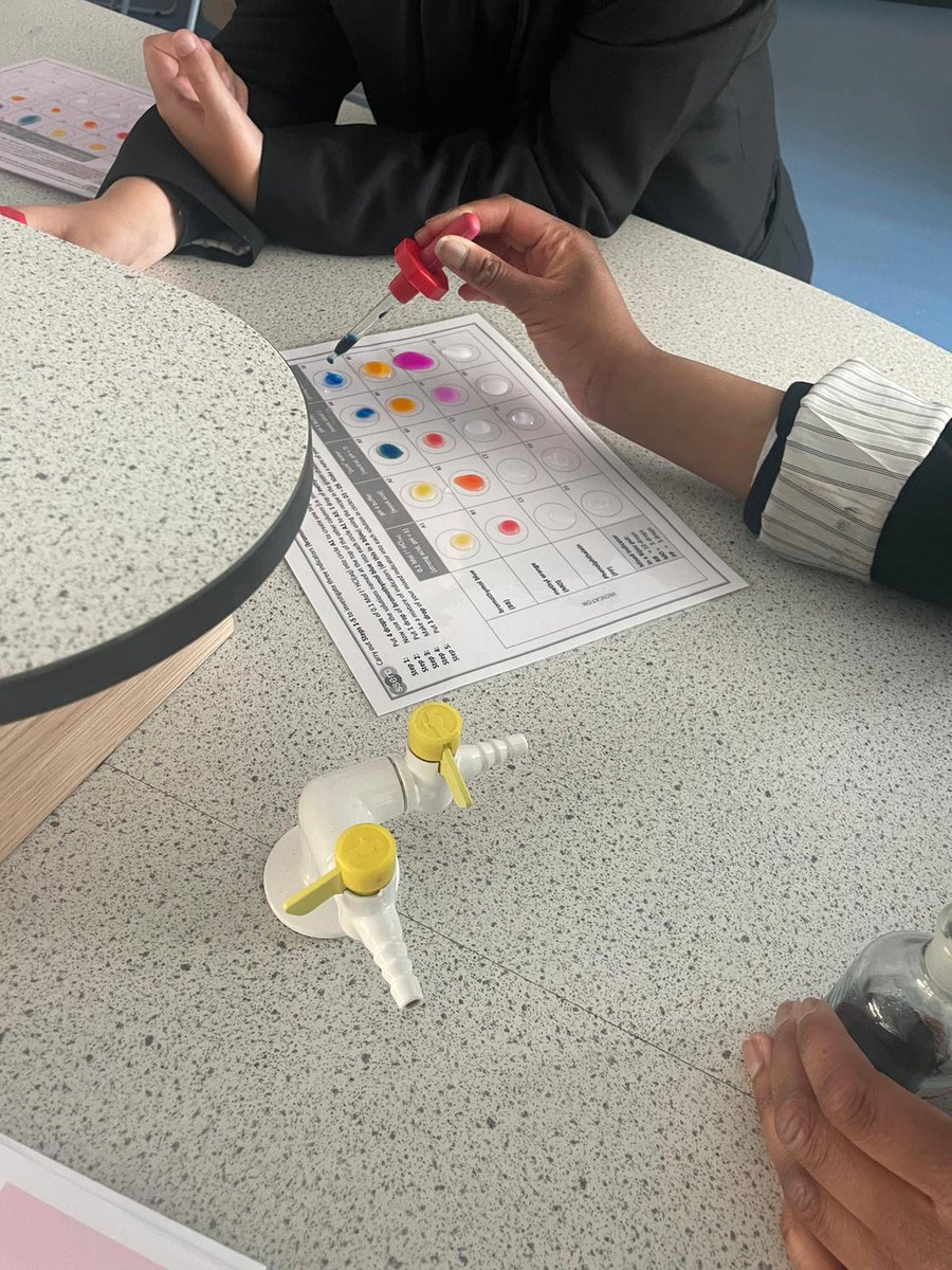 BoclairChemist1's tweet image. We loved testing out different indicators at STEM club today before mixing our own Universal Indicator. #microscalechem #STEM
