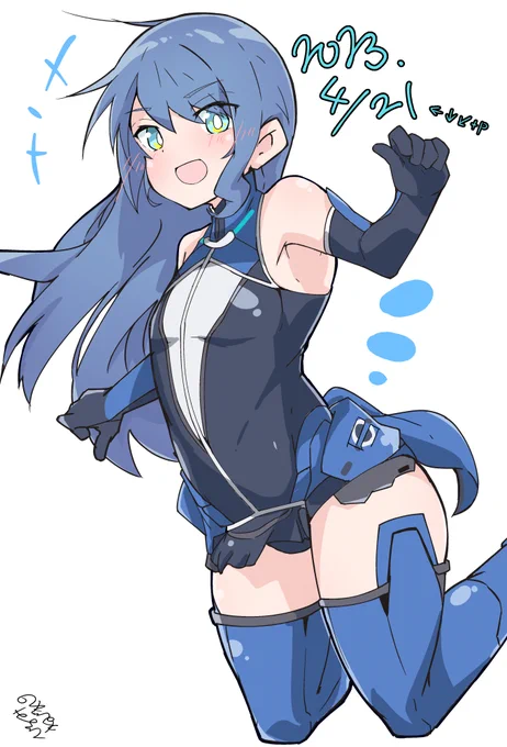 アナムツスーツだいすき( 'ω') #アリスギア #アリスギアお絵かき #小芦睦海生誕祭 
