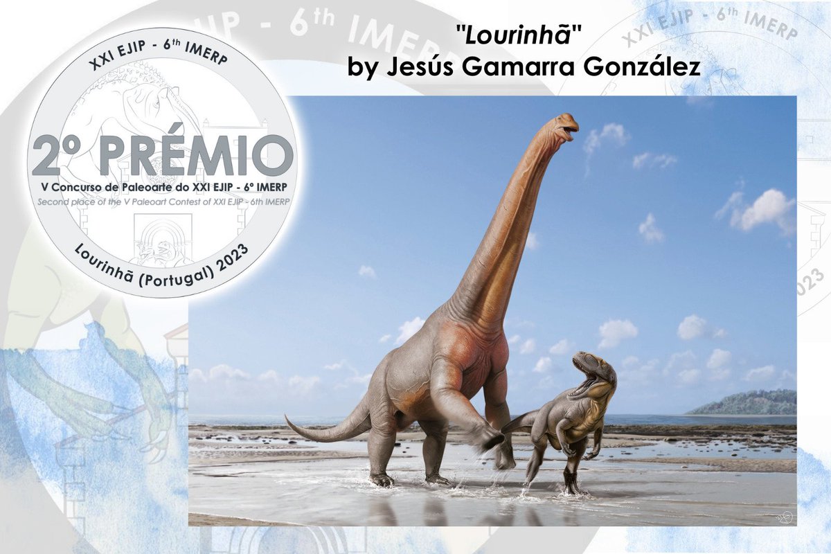 RESULTS OF THE V PALEOILLUSTRATION CONTEST OF EJIP

The jury decided to award the 1st prize, of 150€, to Adrian Blázquez Riola, for the artwork titled 'Upper Jurassic of Portugal'. The 2nd prize, of 100€, was awarded to the artwork titled 'Lourinhã', by Jesús Gamarra González.