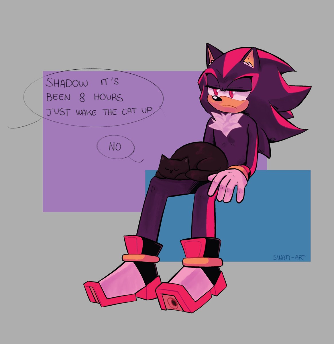 swati_sth's tweet photo. Life of cat owners

#ShadowTheHedgehog
#sth #sonic https://t.co/uHgrIY64bV