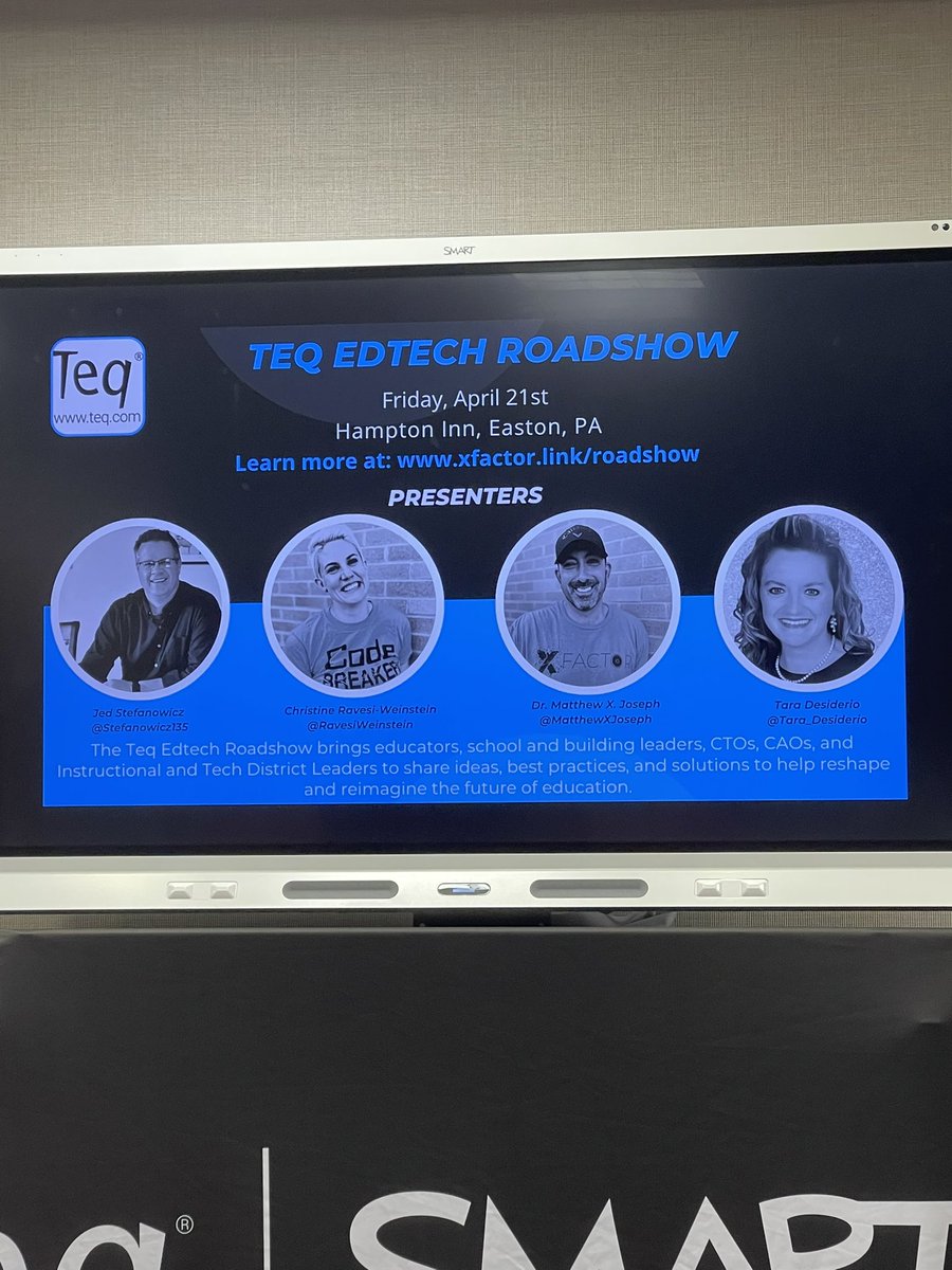 MrsThomas_STEAM's tweet photo. So inspired already and it’s just the beginning! #edtechroadshow2023 https://t.co/lO9nkdn2gX