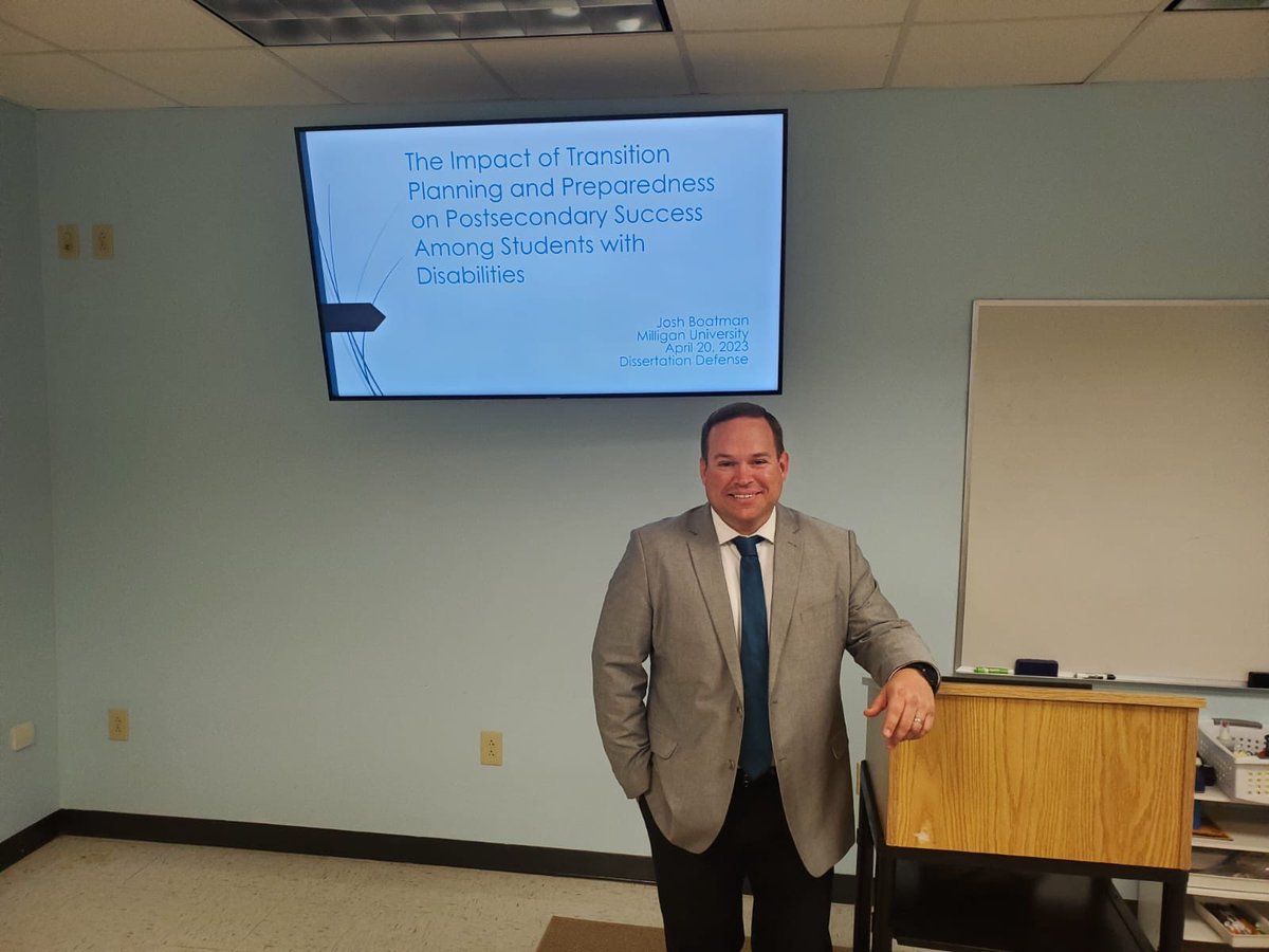 Congratulations to Josh Boatman on his successful dissertation defense! #educationbuffs