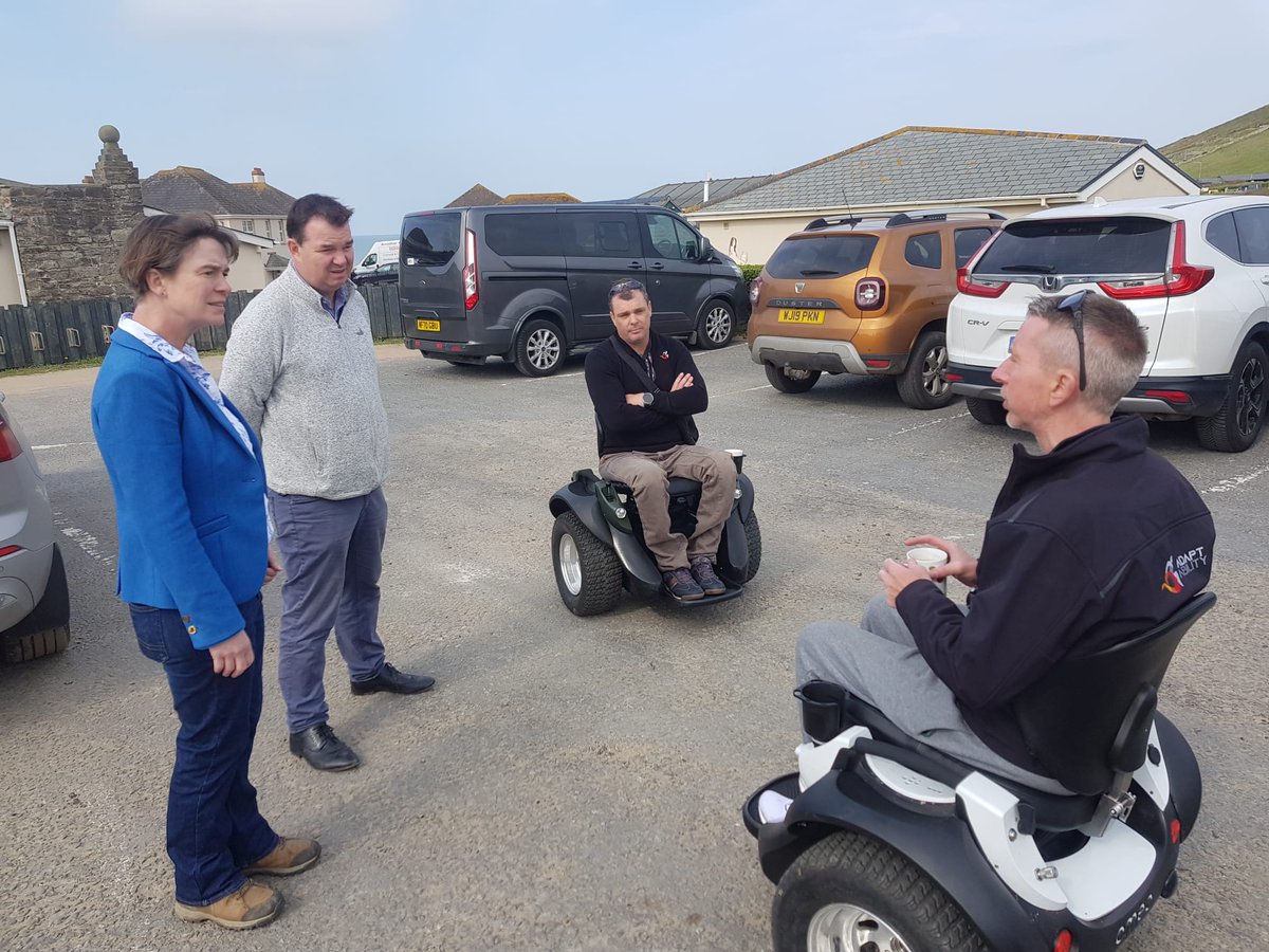 SelaineSaxby's tweet image. It was great to welcome Minister @GuyOpperman to #NDevon today. We were able to be at the the launch of the first Adaptive Surfing hub in England and opening of the Changing Places Facility in #Croyde, taking steps to make beaches more accessible for everyone! 🌊