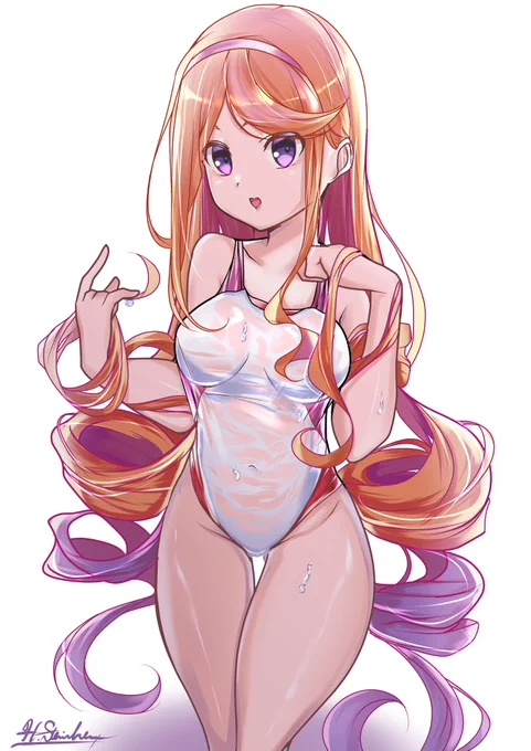 #毎月21日は第二一駆逐隊の日競泳水着夕暮ちゃん! 