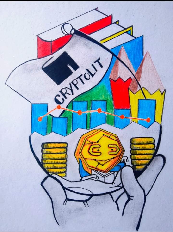 cl_cryptolit's tweet photo. Books and cryptocurrency are both valuable in today's society. They are both priceless in the eyes of incredible people but only a few have recognized their critical role in changing the world.
Artwork of Mr. Christian Baylon from Sipocot, Camarines Sur, Philippines.
#Cryptolit https://t.co/O4RM7SL4tE