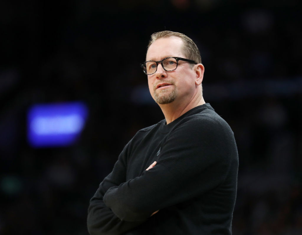 BleacherReport's tweet photo. Raptors are parting with head coach Nick Nurse, per @wojespn https://t.co/mH29jhmdlJ