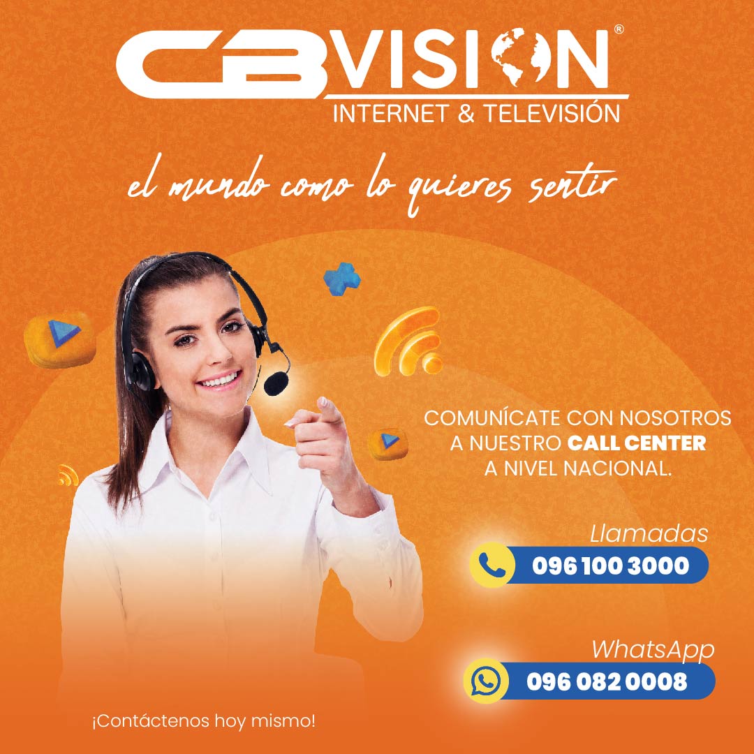 cbvisionec's tweet photo. Comuniquese con nosotros de manera más fácil y rápida a través de nuestros números telefónicos de CALL CENTER a nivel nacional.
📷 LLamadas: 096 100 3000
📷 WhatsApp: 096 082 0008
¡No dude en llamarnos! Estamos aquí para servirle y responder cualquier pregunta que tenga. https://t.co/BsZkc2zrdW