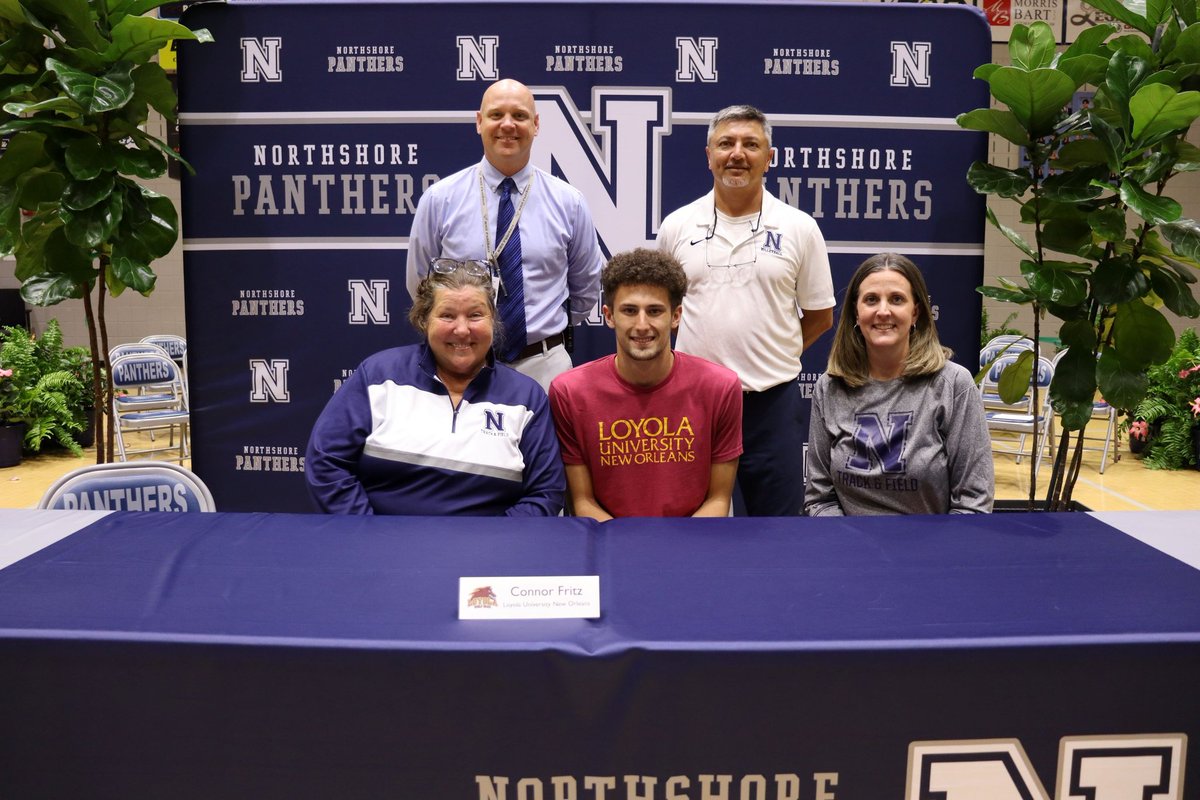 Congrats to Senior Conner Fritz for having the opportunity to continue his track career at Loyola New Orleans! We are excited to see you move on to the next chapter!