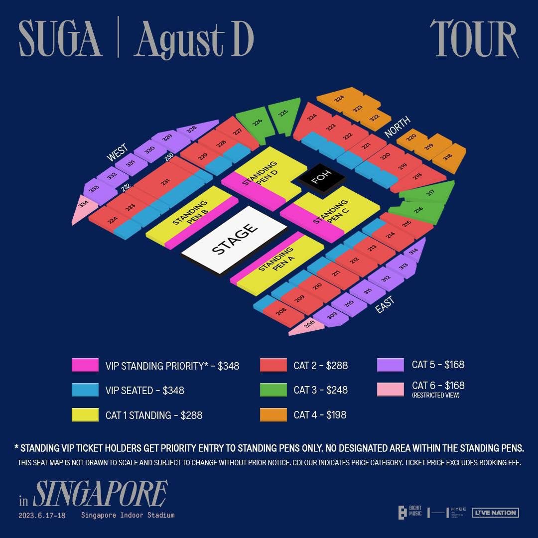 duenyatticket's tweet photo. #SUGA concert in Singapore 
Date: 16-18/6
tickets on sale
티켓 판매 중
チケット販売中
#엔플라잉 #concerts #tickets #이승협 #duenyatticket #hk #香港 #Bts #SUGA_AgustD_TOURINSINGAPORE #AgustD_DDAY #BTSARMY #BTSSUGA #SUGA_AgustD #SUGA_AgustD_TOUR #SUGA_AgustD_TOURINSINGAPORE https://t.co/q0kZb21Xj1