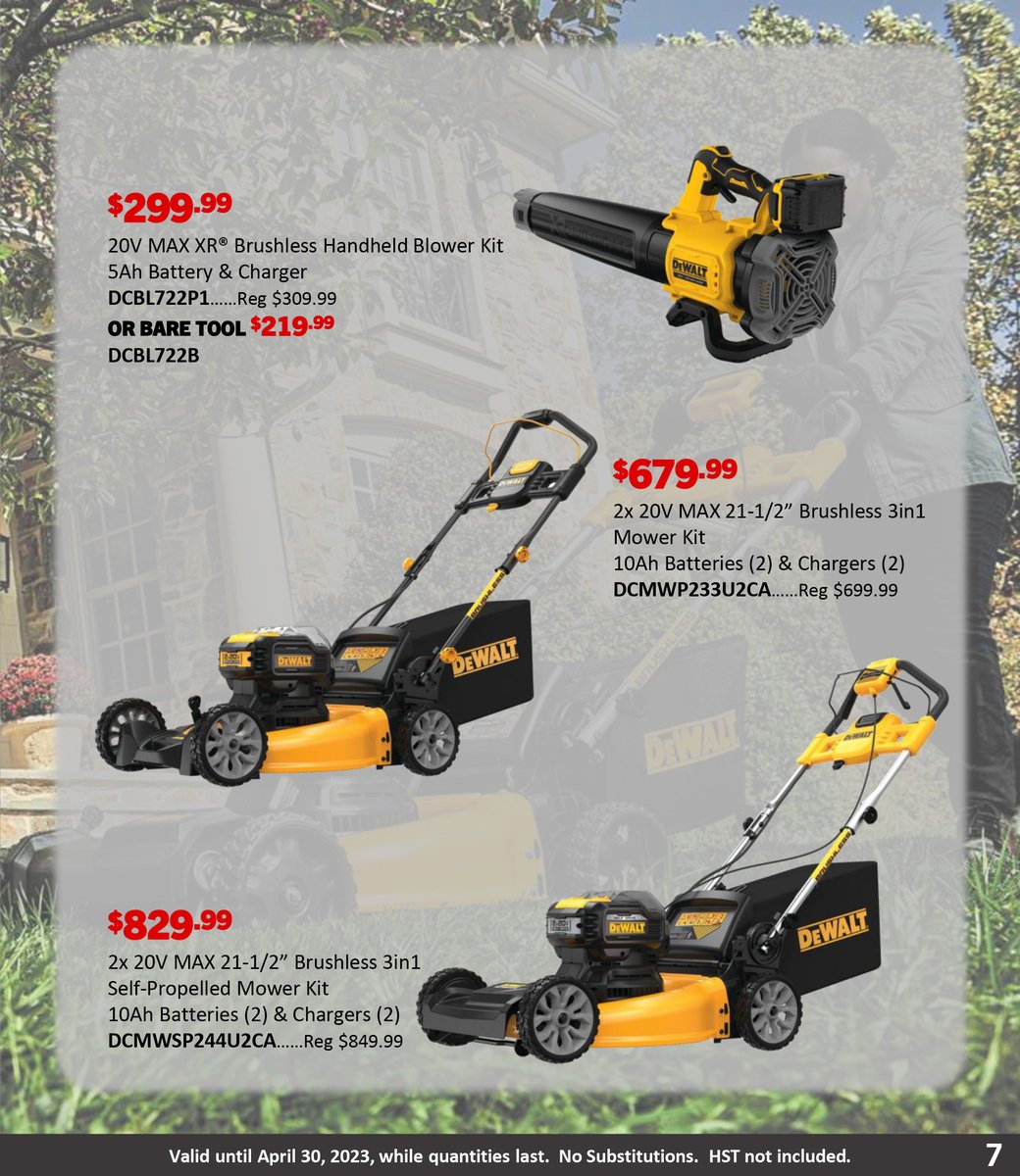 NLDistributors's tweet image. Make every project a success with DeWalt tools. Visit us during our April Tools Sale and stock up for all your DIY projects!

View our full flyer at: nldistributors.ca

📍 6-8 Mullaly Street, St. John’s
📲 (709) 726-5300

#DeWalt #AprilTools #DIY #HomeImprovement