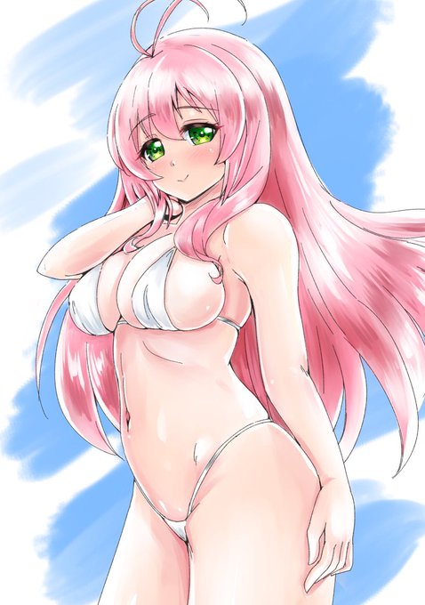 寒くなる前に水着描く! ティアナ姫です。 