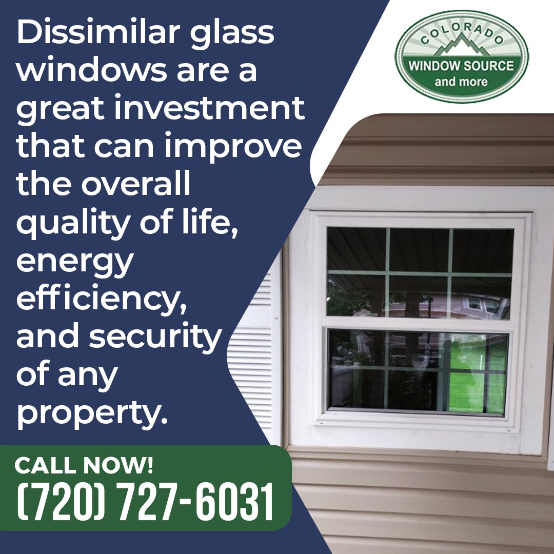 SourceDenver's tweet photo. Dissimilar Glass Windows Sound Protection from Colorado Window Source https://t.co/3EO0ThOsIL