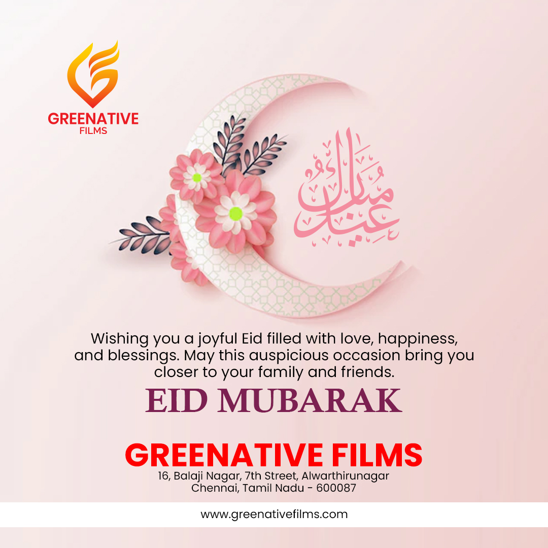 greenativefilm's tweet photo. Wishing you a joyful Eid filled with love, happiness, and blessings. May this auspicious occasion bring you closer to your family and friends. Happy #EidUlFitr 

#EidMubarak #EidAlFitr2023 #EidAlFitr #EidMubarak2023 https://t.co/KeT8tKLNYh