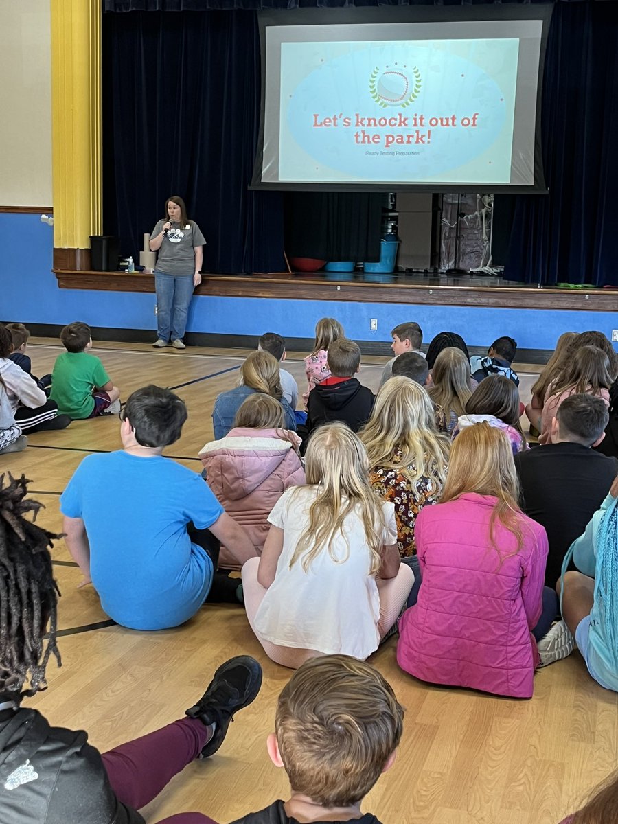 JCWestElem's tweet photo. We’ve got a feeling - that we’re gonna rock the MAP TEST! 🎉👏🏻 We had our MAP Kick Off Assembly this morning. K-2 students lined the halls to pump up our 3-5 graders! #jcschoolschampions #westwildcats #westisbest https://t.co/NrODAgaPjF