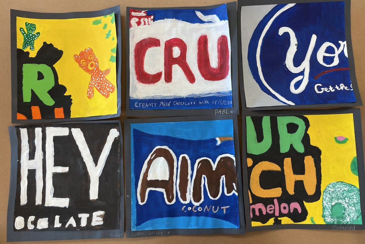 MrskrauseArt's tweet photo. Finishing up our 5th rotation with a summary of all projects! Nice job everyone! @BethlehemAreaSD @BASDRelatedArts @NitschmannMS #basdart #middleschoolart #nitschmannnation #nitschmann https://t.co/bgVdH5jWoj