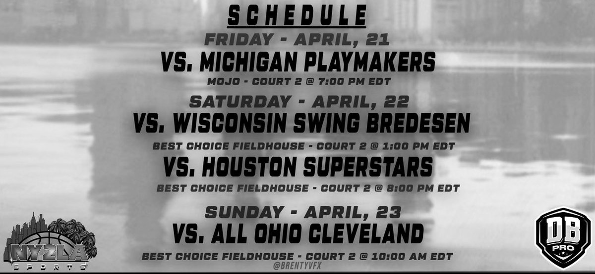 Eddie and Aubery Denard (@denardbros) on Twitter photo 🚨COLLEGE COACHES & SCOUTS🚨
Come check out Athletic High IQ High Level College Prospect 6’5 Wing <a href="/folafayemi/">Folabomi Fayemi</a> Fola “FO” Fayemi in Indy Live Period this weekend <a href="/ny2lasports/">NY2LA SPORTS</a> Spring Extravaganza. 🚨COLLEGE COACHES & SCOUTS🚨
Come check out Athletic High IQ High Level College Prospect 6’5 Wing <a href="/folafayemi/">Folabomi Fayemi</a> Fola “FO” Fayemi in Indy Live Period this weekend <a href="/ny2lasports/">NY2LA SPORTS</a> Spring Extravaganza.