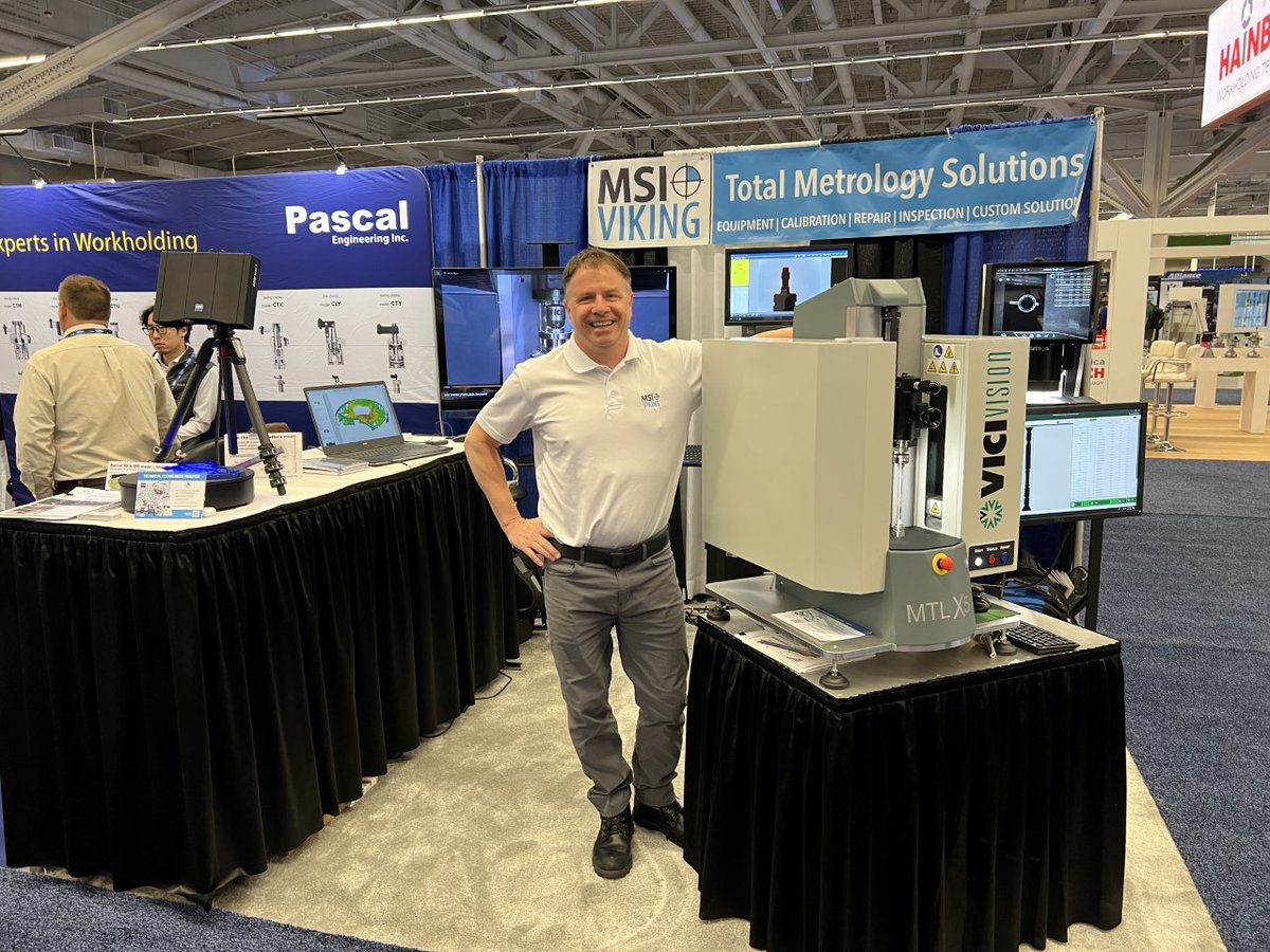 MSIViking's tweet image. Wrapped up another successful PMTS show in Cleveland! We enjoyed meeting the teams from the different manufacturing groups, various other vendors, of course our customers and potential new customers as well. Great show in OH :)  #PMTS #Metal #Machining #Tradeshow #Metrology