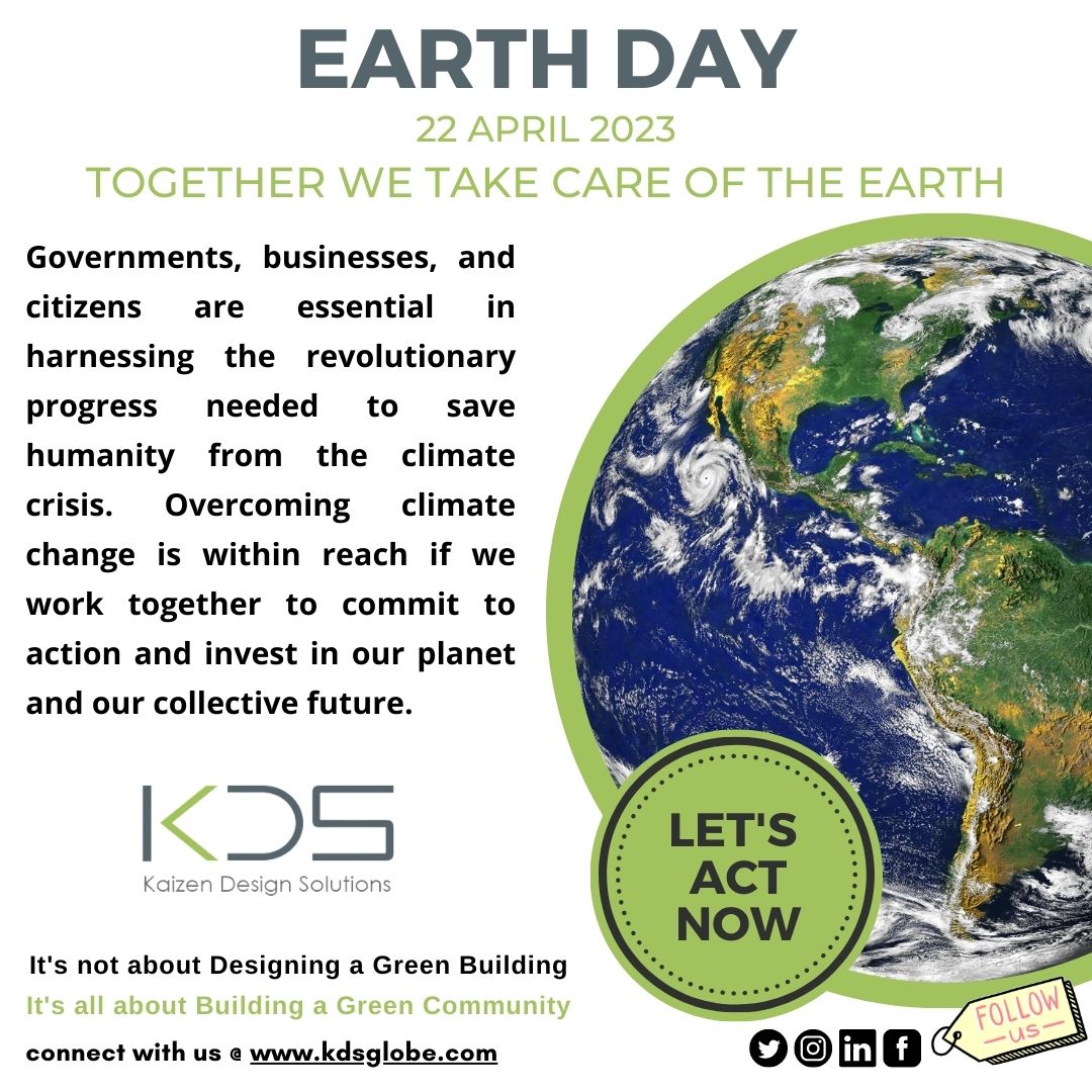 kdsglobe's tweet photo. For this International Earth Day, let's remind ourselves that we need to adopt a more sustainable lifestyle that works for both people and the planet.

#earthday
#sustainableliving
#oneplanetoneearth https://t.co/tMuDfWmmfB