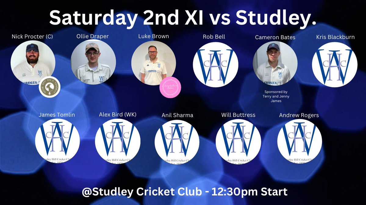 WeoleyHillCC's tweet photo. Teamsheets are out for the first Saturday league games of the season. 

Saturday 1st XI kick off their season at home, be great to have a good crowd to support. We wish Stewart all the best in his first game as club captain. 

Saturday 2nd XI start their season away to Studley. https://t.co/DG7hE8A1Hi