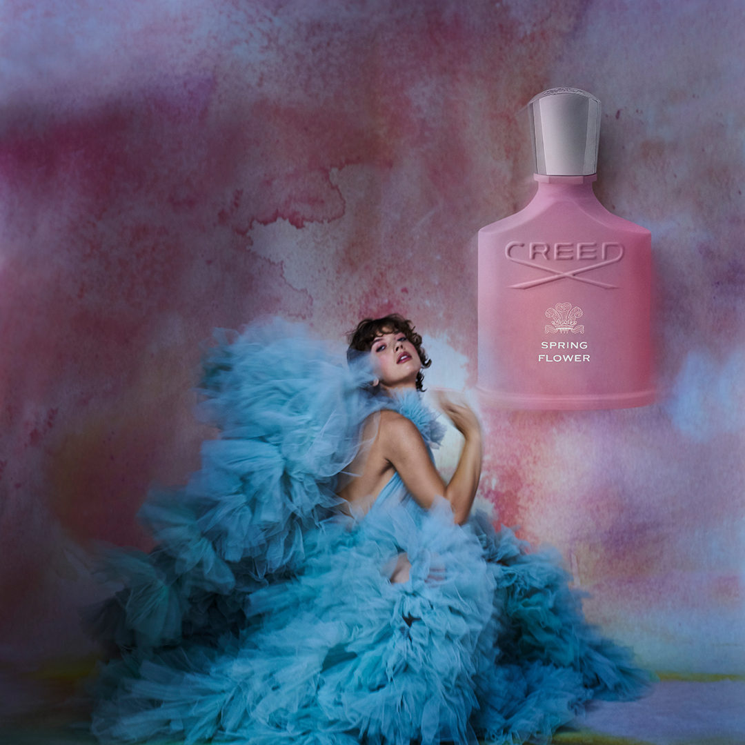 Where confidence and color meet a fantastical and flourishing world in which giant flowers bloom and a myriad of colors radiate and flow -  like paintings with an imaginary secret garden.  Learn more about Spring Flower via the link. bit.ly/Creed_Boutique