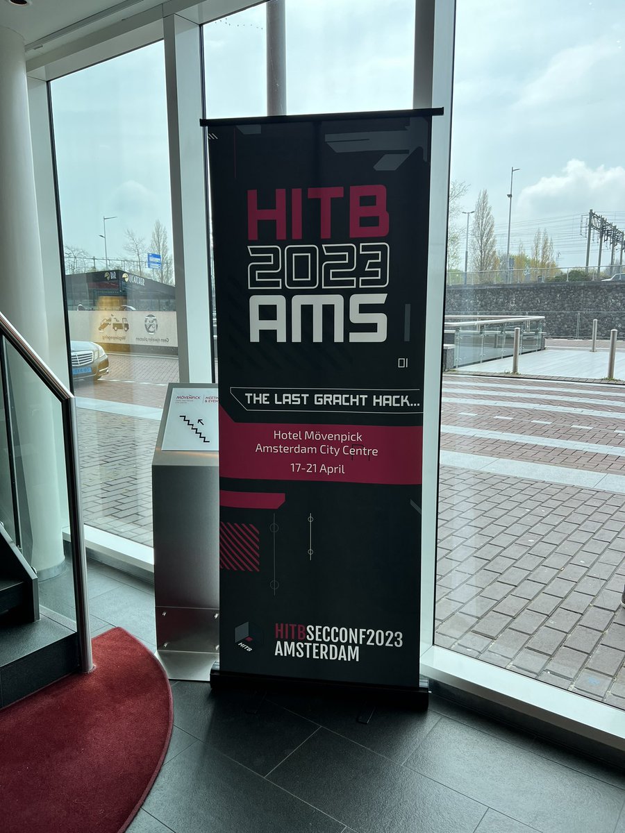 Piiindakaas's tweet photo. This will be fun. Dagje Hack in The Box
#HITB2023AMS #divd #divdacademy https://t.co/IRxHewkEaP