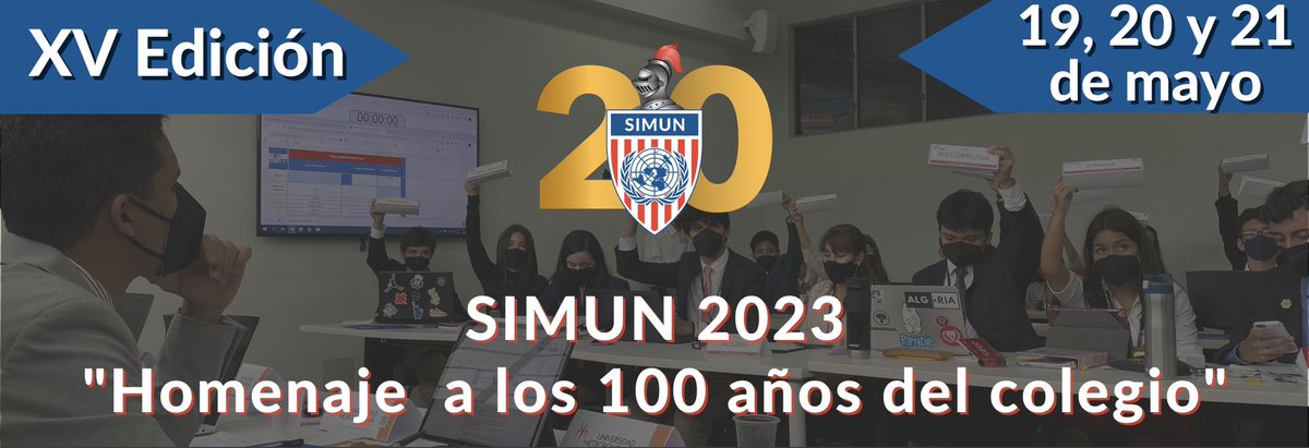 Simun_csi's tweet photo. Estás listo para SIMUN 2023? ⭐️

Revisa toda la información en nuestra nueva Página Web! 💻

https://t.co/iKsZLuWBMo https://t.co/mXVjhiTHJn