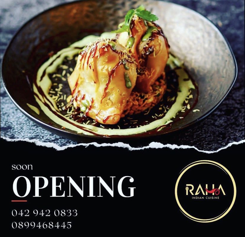 Best of luck to Raha Restaurant which opens soon in Dundalk. #NewRestaurant