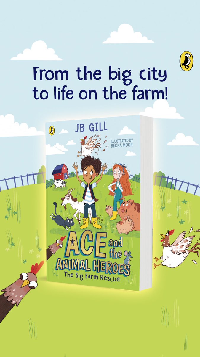 It’s almost publication week 👀🎉 #AceandtheAnimalHeroes #FarmSquad <a href="/PuffinBooks/">PuffinBooks</a>