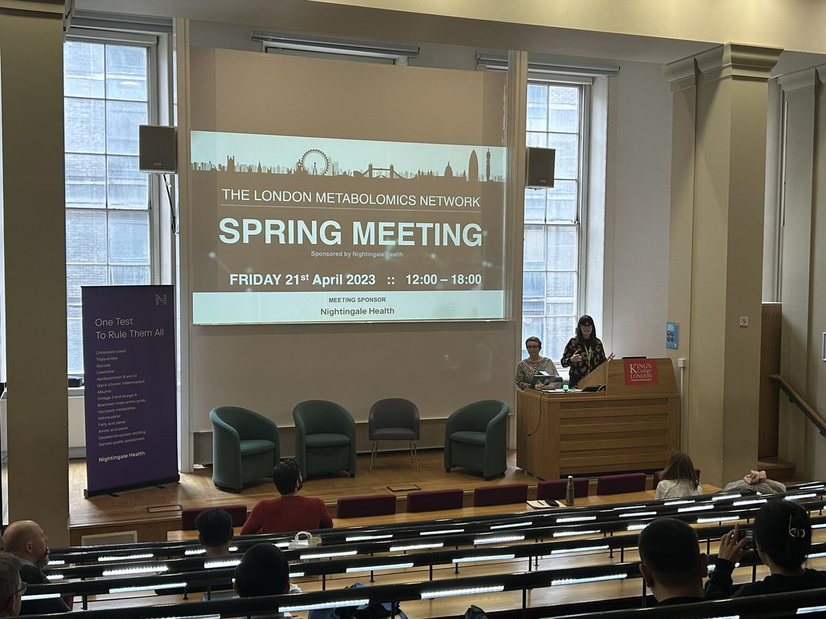 So great to be back <a href="/KingsCollegeLon/">King's College London</a> for the Spring meeting of the <a href="/LdnMetaboNet/">The London Metabolomics Network</a>. Looking forward to hearing some great talks this afternoon!