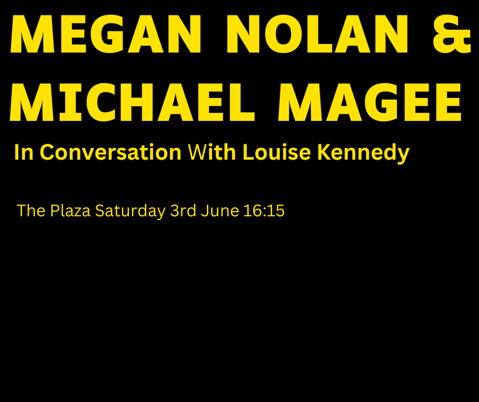 🟡MEGAN NOLAN & MICHAEL MAGEE in CONVERSATION with LOUISE KENNEDY🟡

Don't miss out!

BOOK NOW ⬇
writersweek.ticketsolve.com/ticketbooth/sh…

@artscouncil_ie @Failte_Ireland @KerryCoArts @KennedyLoulou @michaelmagee__ #MeganNolan

#LWW2023 #ArtsCouncilSupported #festival #books #fiction