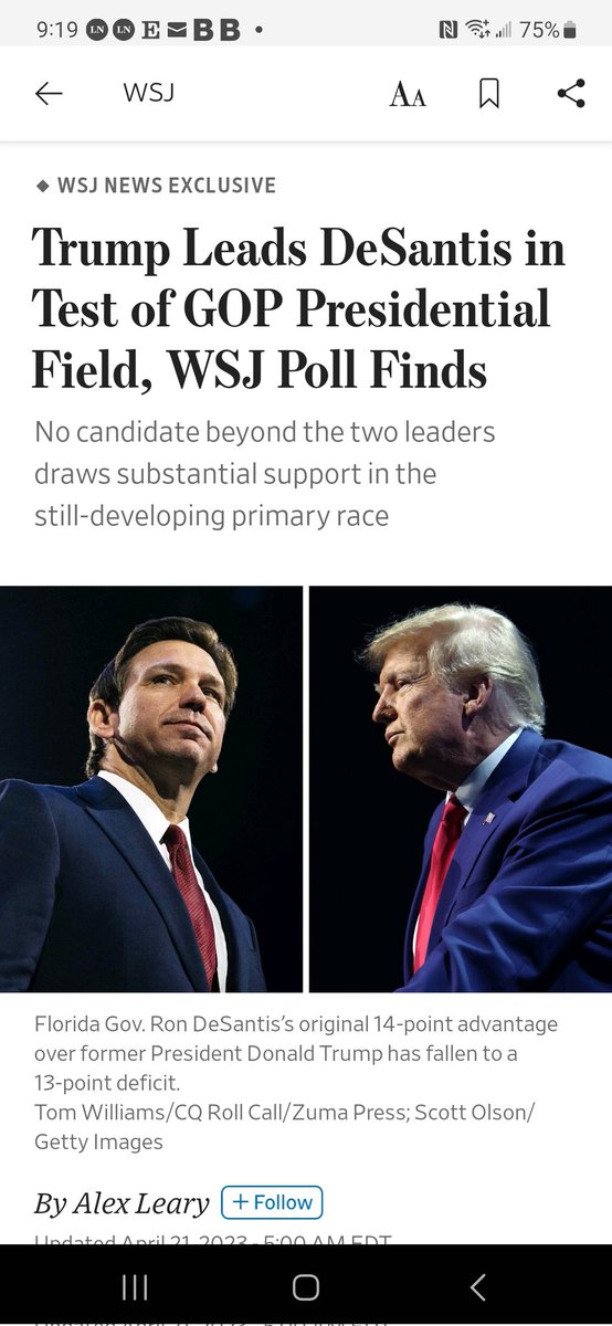 MikeCaracasWire's tweet photo. Reposting my piece, a critical analysis of #DeSantis, in light of recent polling that underscores the durability of the #Trump brand. https://t.co/kENX8nHPMU