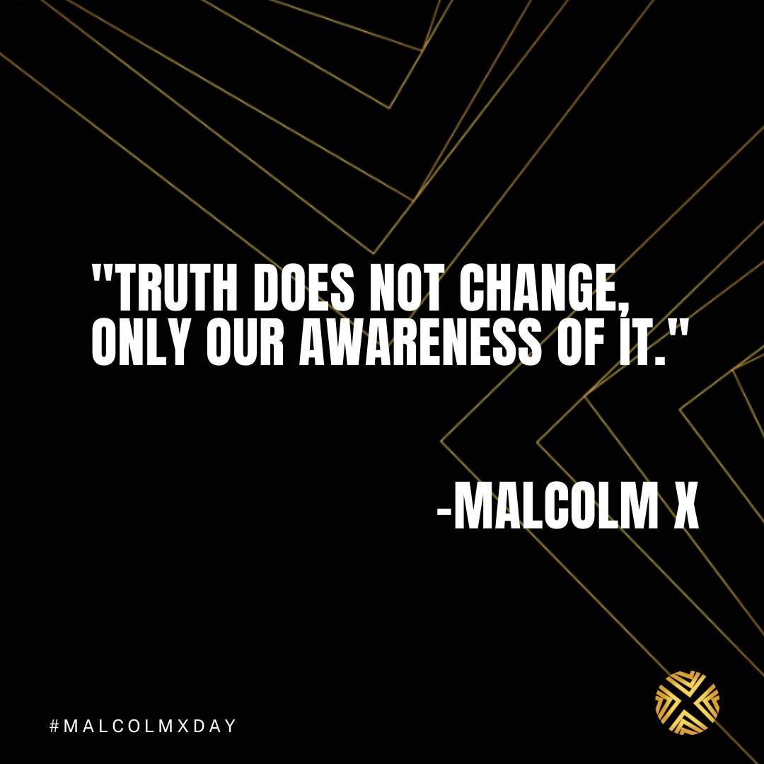 ShabazzCenter's tweet photo. Malcolm X was a truth teller and truth seeker. We celebrate his life with our annual #MalcolmXDay event May 19th. Save the date. More details coming soon https://t.co/i05s62EExa